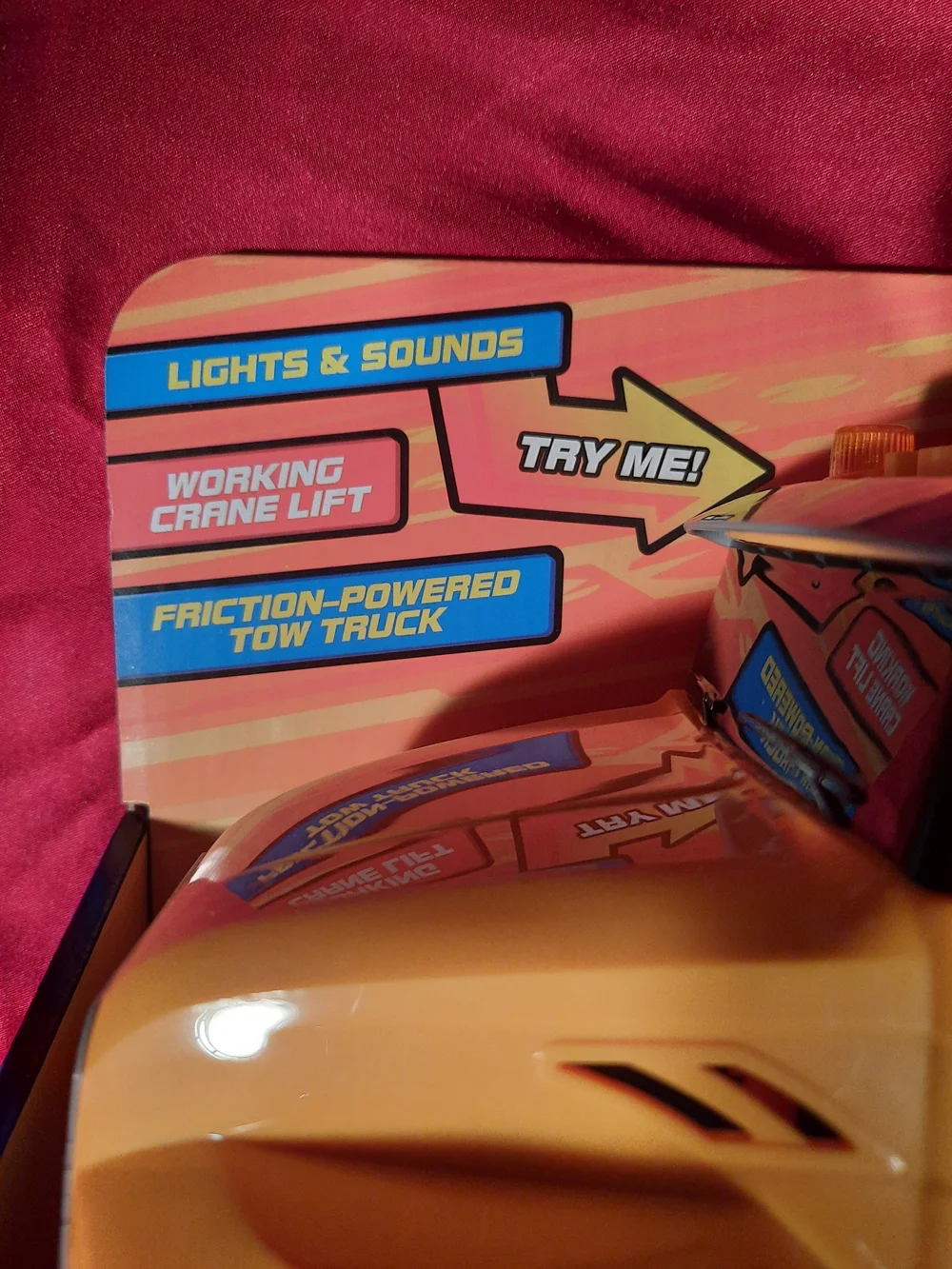 Adventure Force Yellow Tow Truck Playset with Car Accessory
